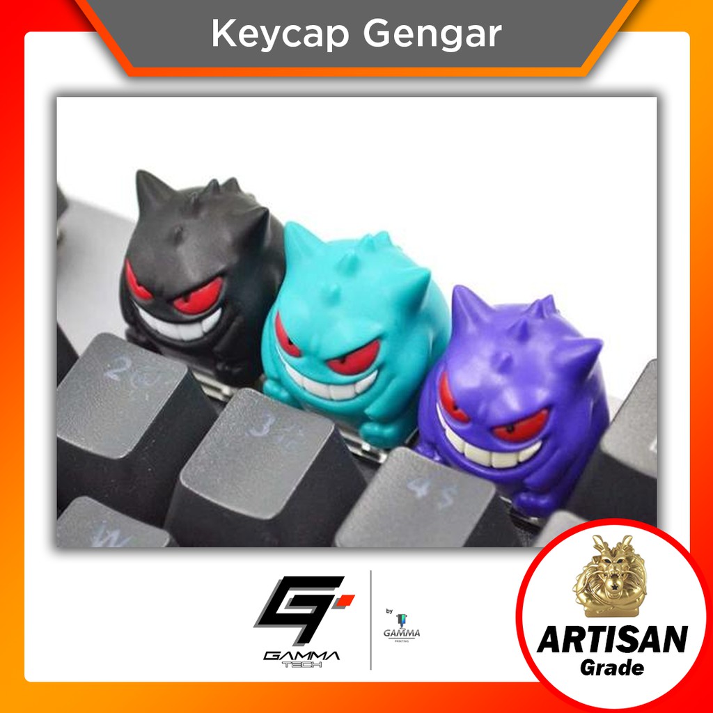 Pokemon Gengar Artisan Keycap / Keycaps Mechanical Keyboard