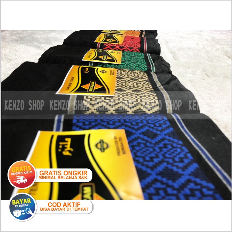 Sarung Tenun  Motif Robani Black Edicion Premium Sarung Dewasa Termurah