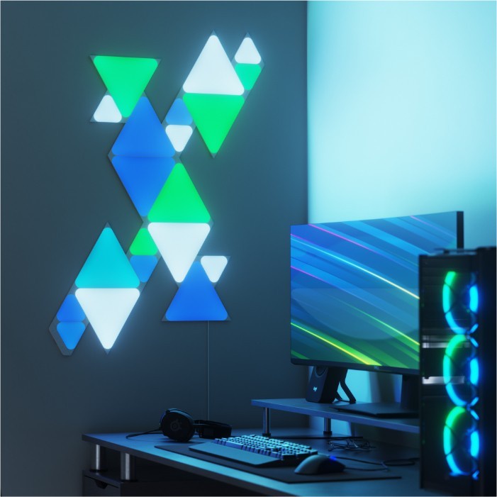 Nanokreasi Shapes Triangle Starter Kit ( 9 Panels ) Smart Light Panels