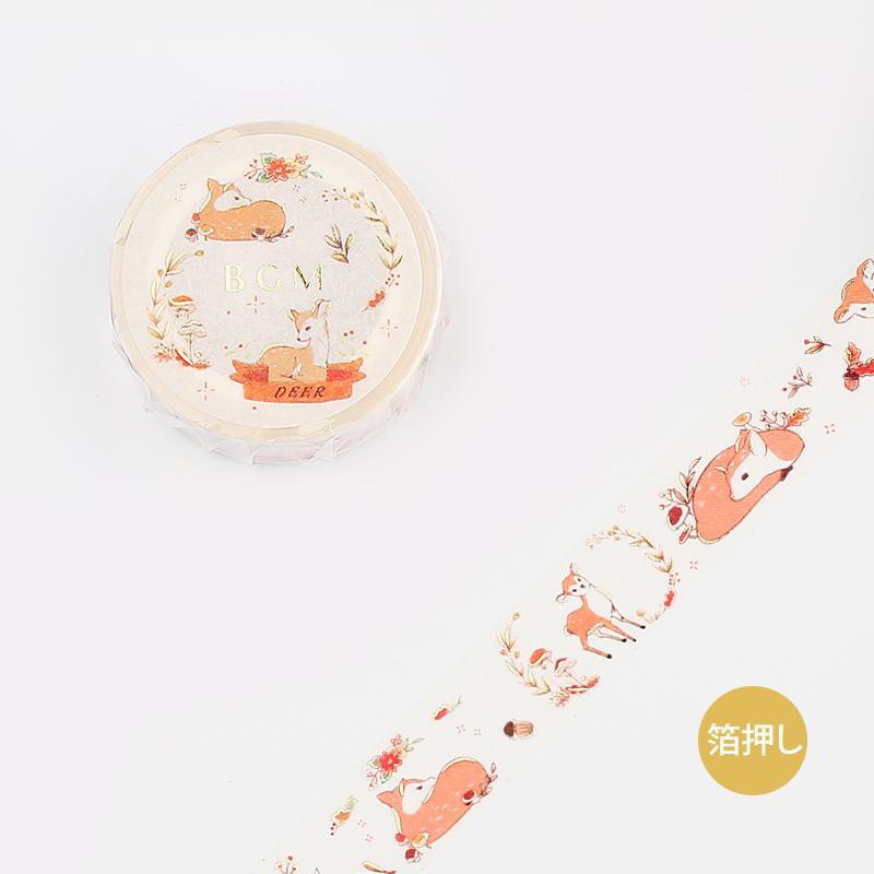 

BGM Deer Washi Tape / Sample (per meter)