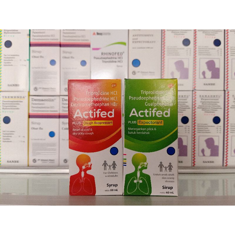 Actifed Plus Expectorant & Actifed Plus Cough Suppressant