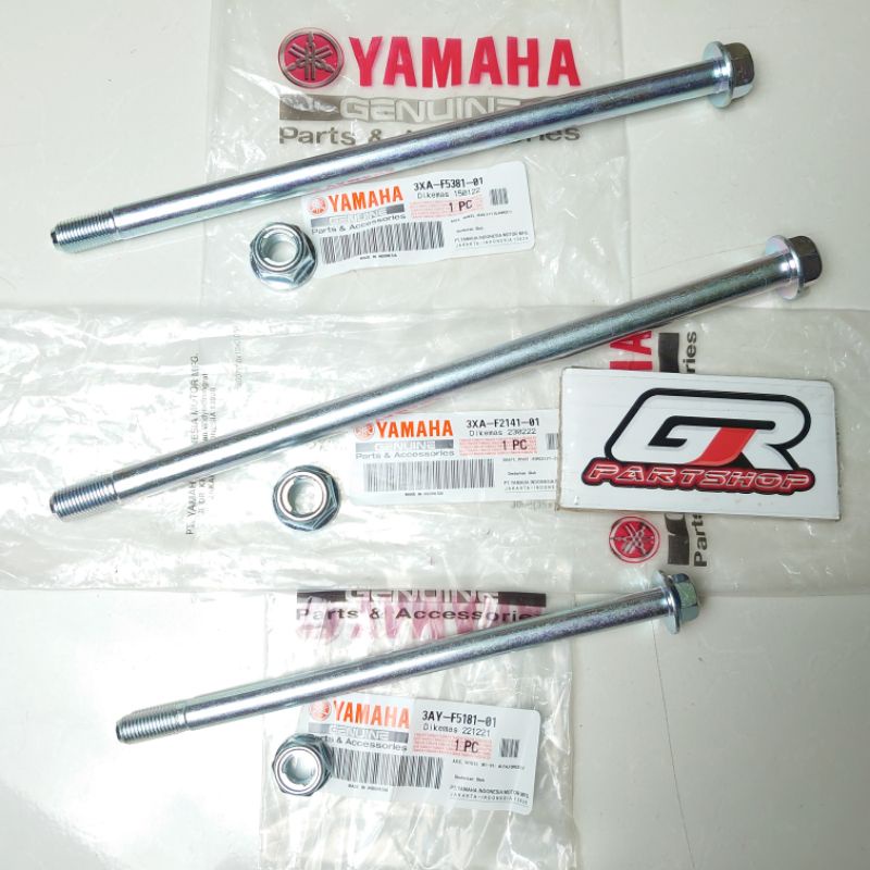 as mur 3 set roda depan belakang arm f1zr force1 ori ygp original yamaha fizr fiz f1z r tromol swing arem lengan velg pelek