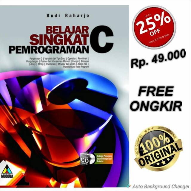 Jual Buku BELAJAR SINGKAT PEMROGRAMAN C Indonesia|Shopee Indonesia