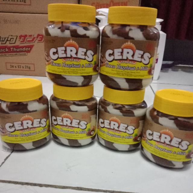 

Ceres spread choco hazelnut & milk 350gr