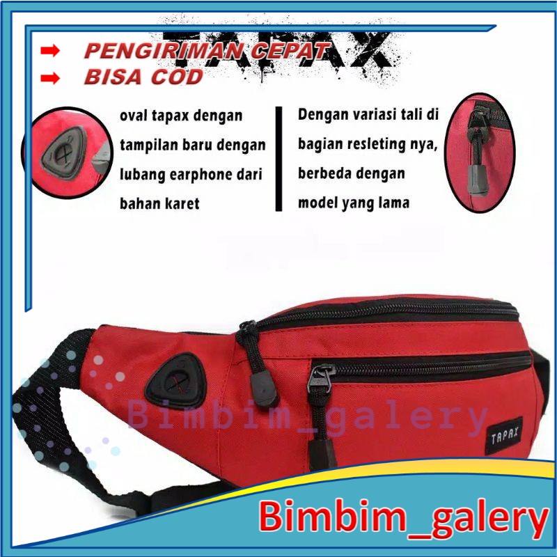 TAS SLEMPANG/TAS WAIST BAG Casual  OVAL TAPAX