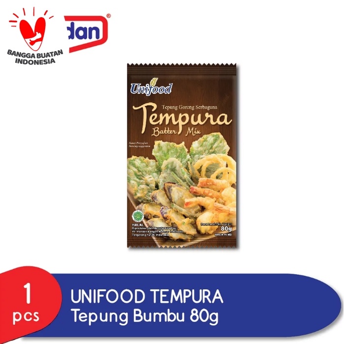 

TERBARU Pondan Unifood Tepung Bumbu Tempura 80gr