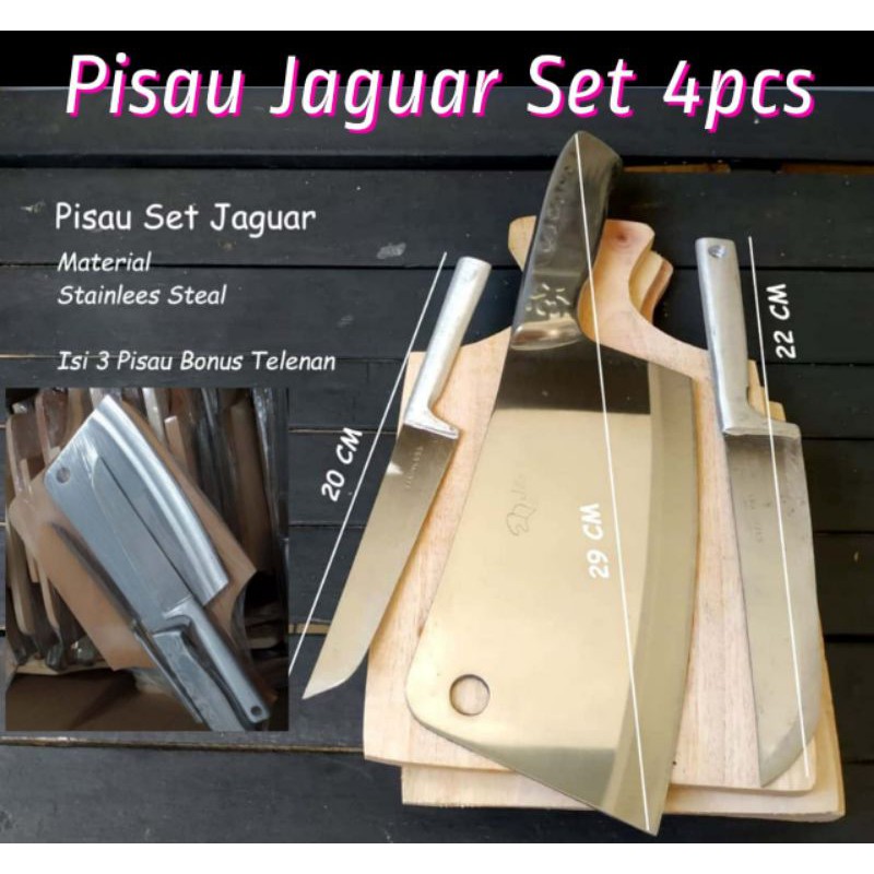 Jaguar Pisau Set /Jaguar Dapur Serbaguna Murah