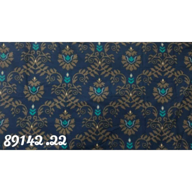 Batik tenun navy katun halus full furing