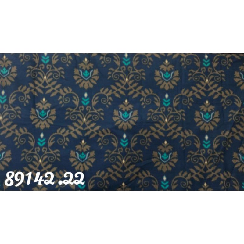 KEMEJA BATIK PREMIUM NDOROMESEM LENGAN PANJANG BAHAN KATUN HALUS BATURADEN WARNA NAVY PRABU KAMULYAN