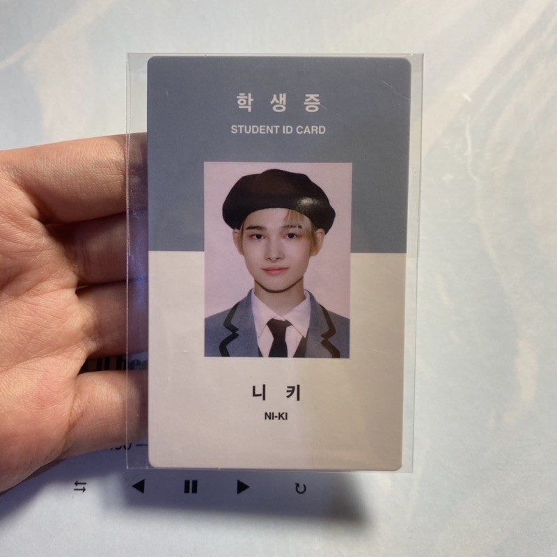 STUDENT ID CARD NIKI SEASON’S GREETINGS ENHYPEN 2021