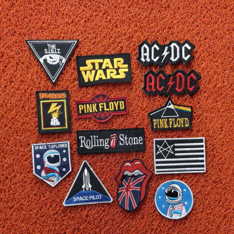 PATCH BORDIR MUSIK / STARWARS EMBLEM BORDIR KECIL TERMURAH DAN TERLARIS