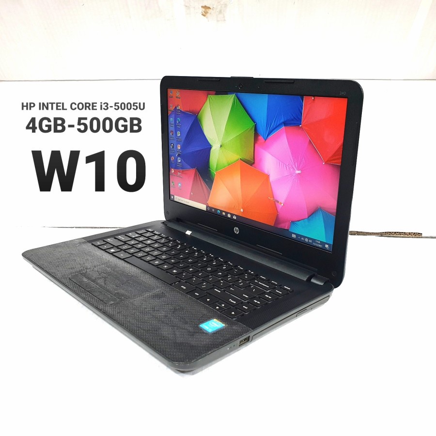 Laptop HP 14 inch Intel Core i3 Ram 4GB HDD 500GB Gen5 W10