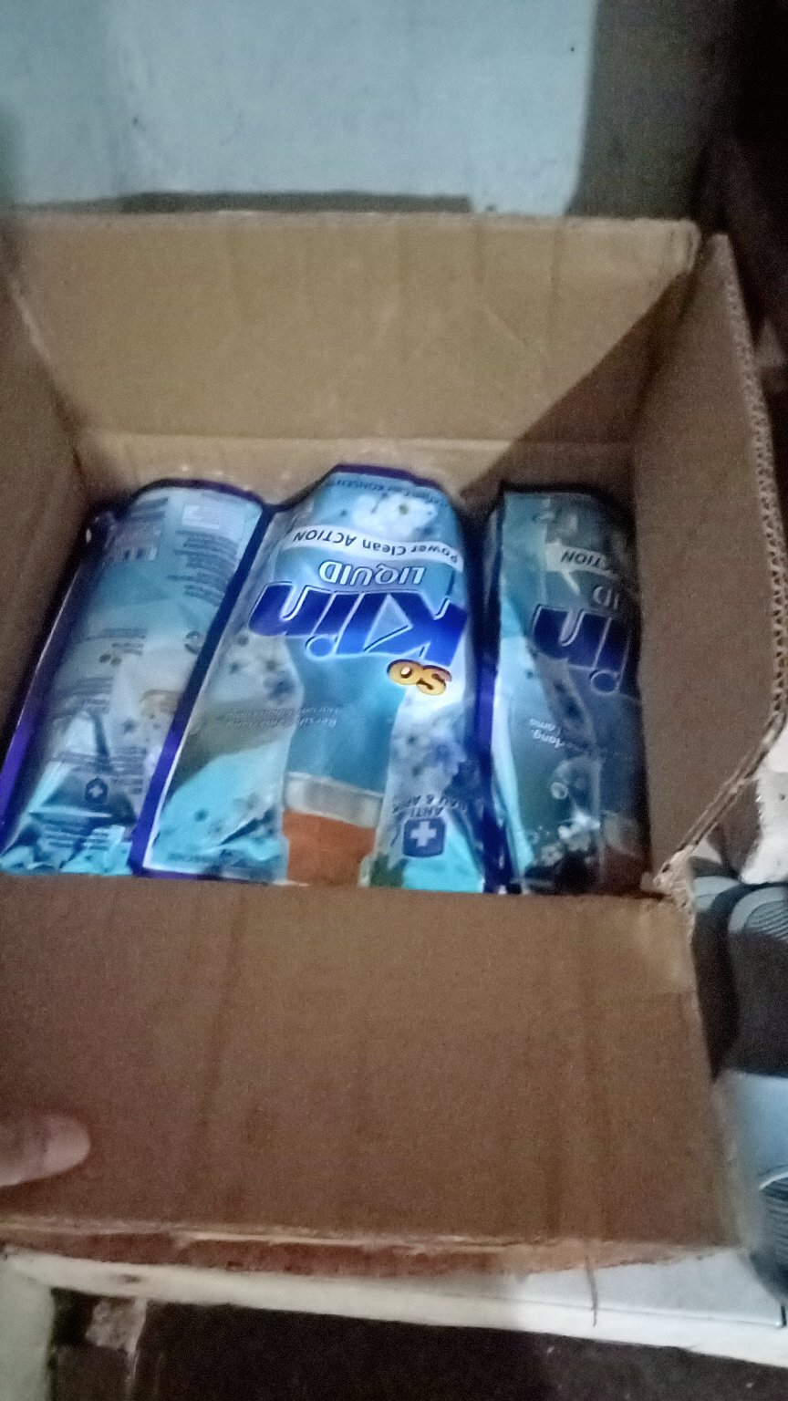 So Klin Liquid Detergent (antibac) Pouch 750ml X6 (1 Box)
