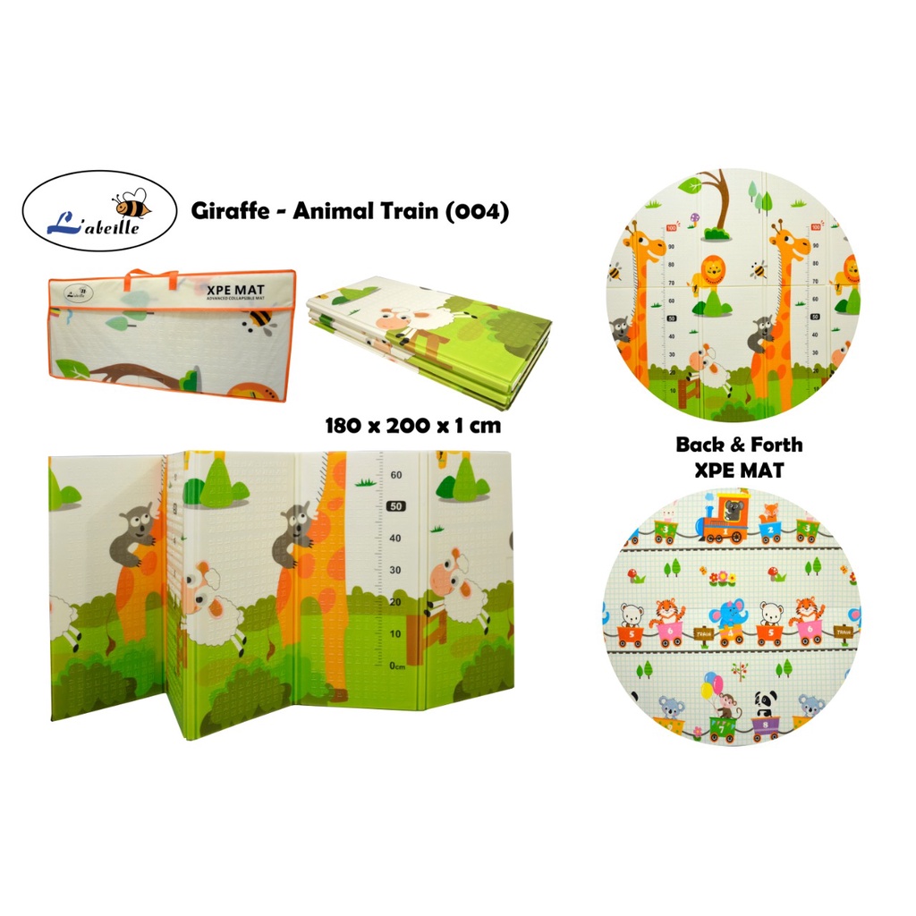 Promo !! Karpet Lipat Playmat Bayi Premium Tikar Lipat Bayi Xpe Karpet  P180 x L200 cm Tebal = 1,2 cm