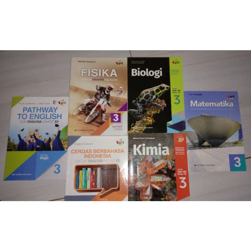 

buku paket IPA Erlangga kelas 12 preloved