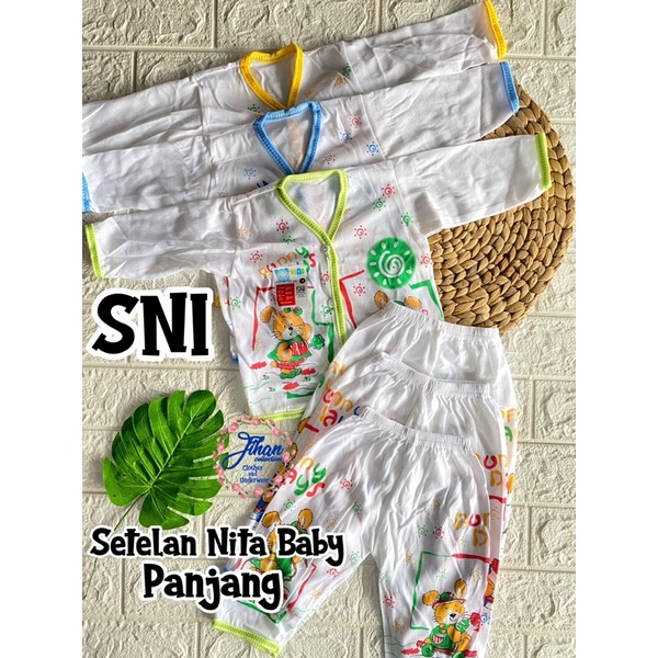 SETELAN BAJU BAYI NITA NEWBORN-6bulan SNI candy pola