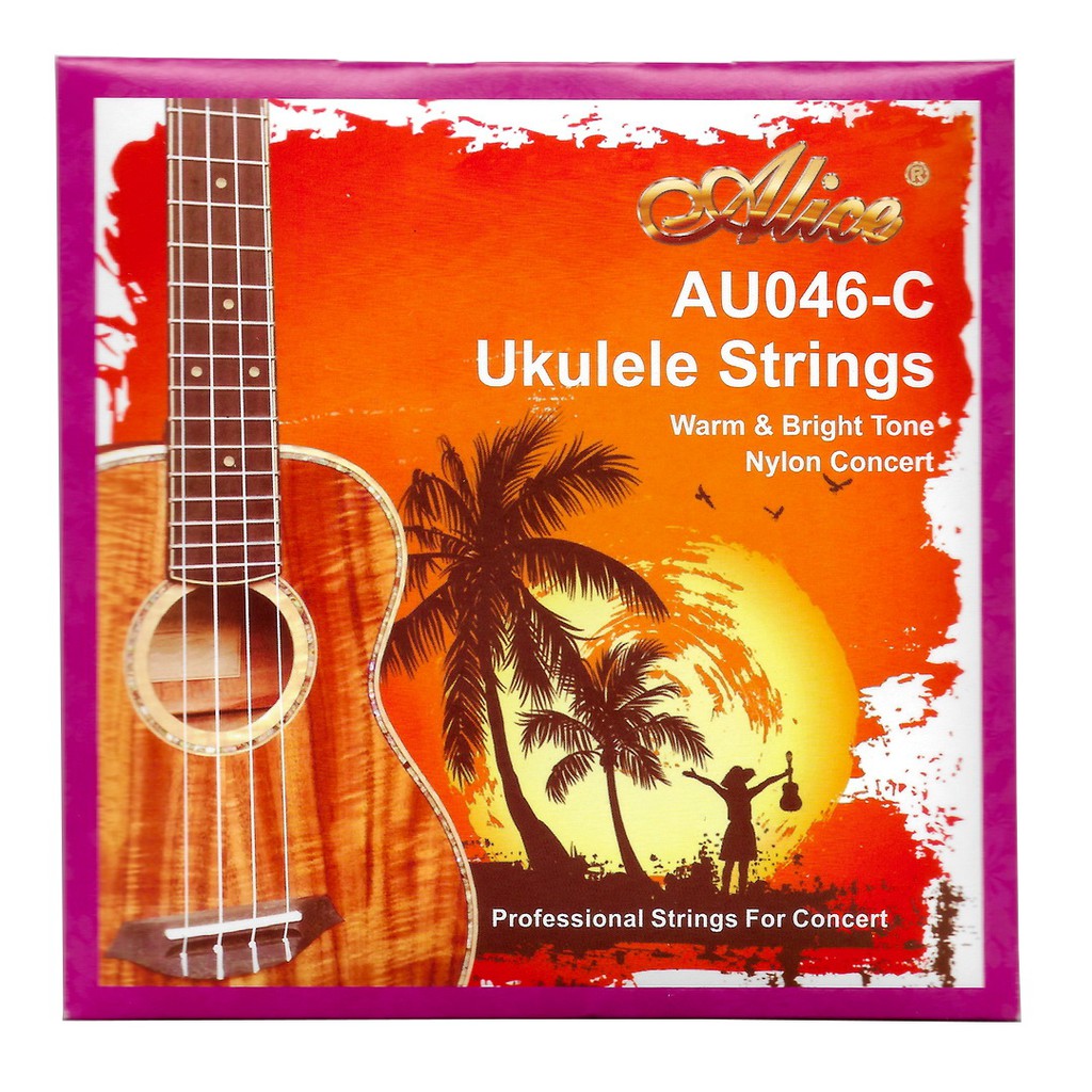 Alice Nylon Tuning GCEA Senar Ukulele Profesional AU046-T AU046-S AU046-C