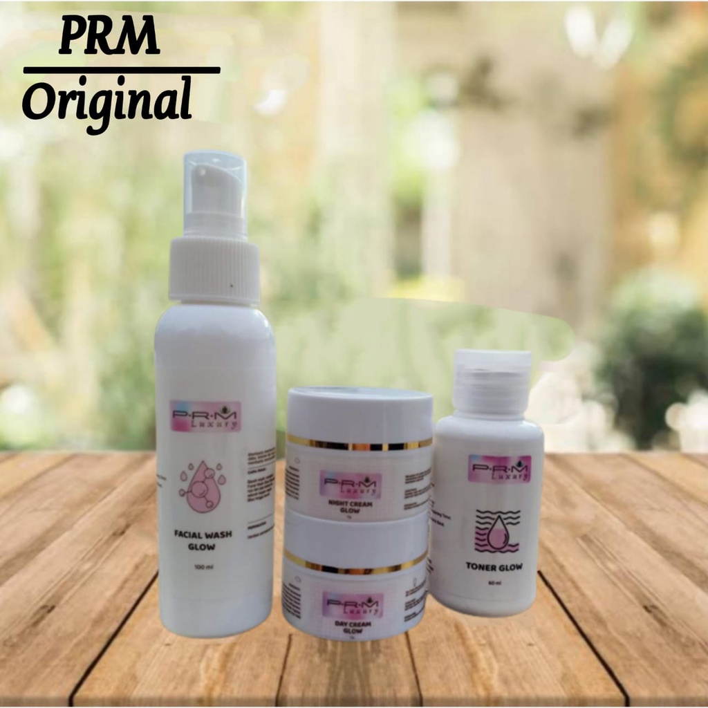 ❣ C A N T I K ❣ PRM Luxury Glow Paket Skincare Bpom PRM Original Paket Set Kecantikan Skincare Untuk