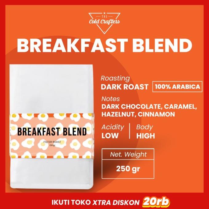 

[ COD ] Breakfast Blend Kopi Arabika Arabica Coffee Biji Kopi Bubuk SPECIAL Kode 766