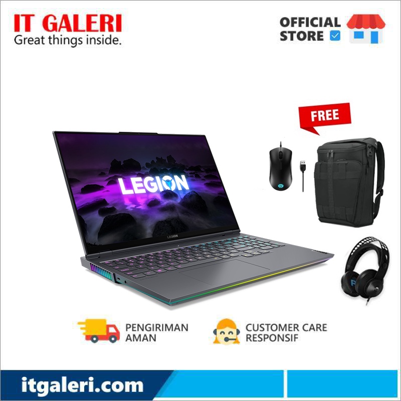 LENOVO LEGION 7 82N6009TID R7-5800H/2X16GB/2TB/RTX3070 8GB/16.0/WIN10+OHS2019/STROM GREY