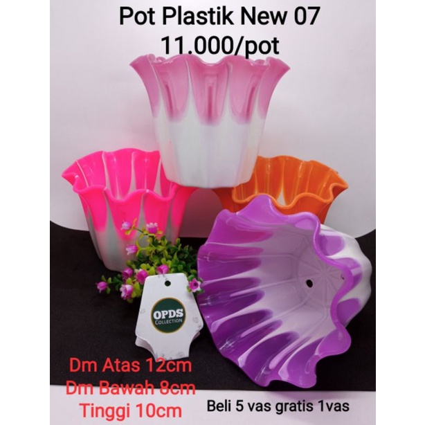Pot Plastik Bening 07