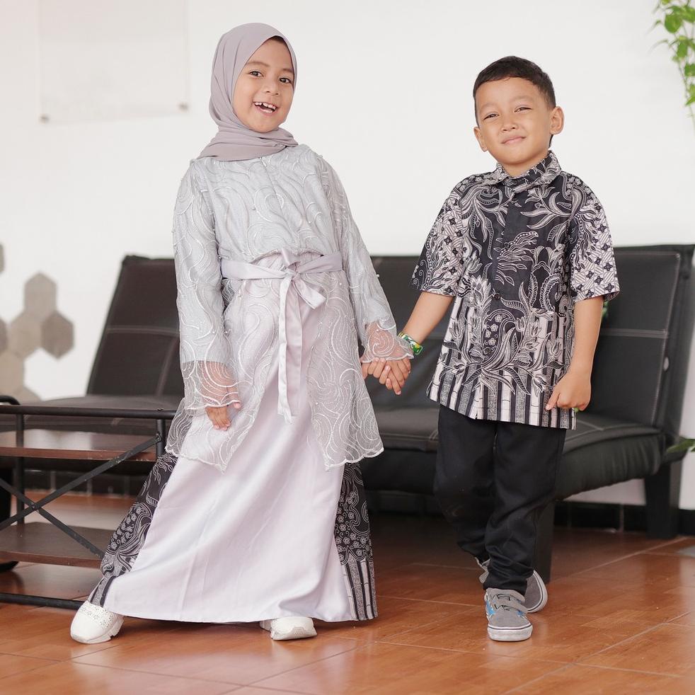 Murah Banget.. [REAL PIC & ] WOU BATIK COUPLE ANINDYA BROKAT - Couple Batik Gamis couple Sarimbit Br