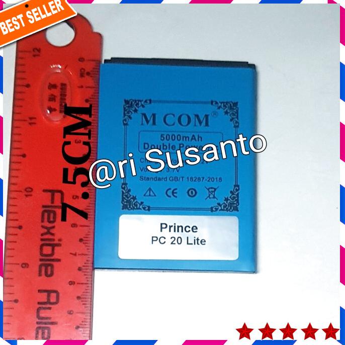 Acc Hp Baterai Mcom Prince Pc20 Lite Double Power 5000Mah