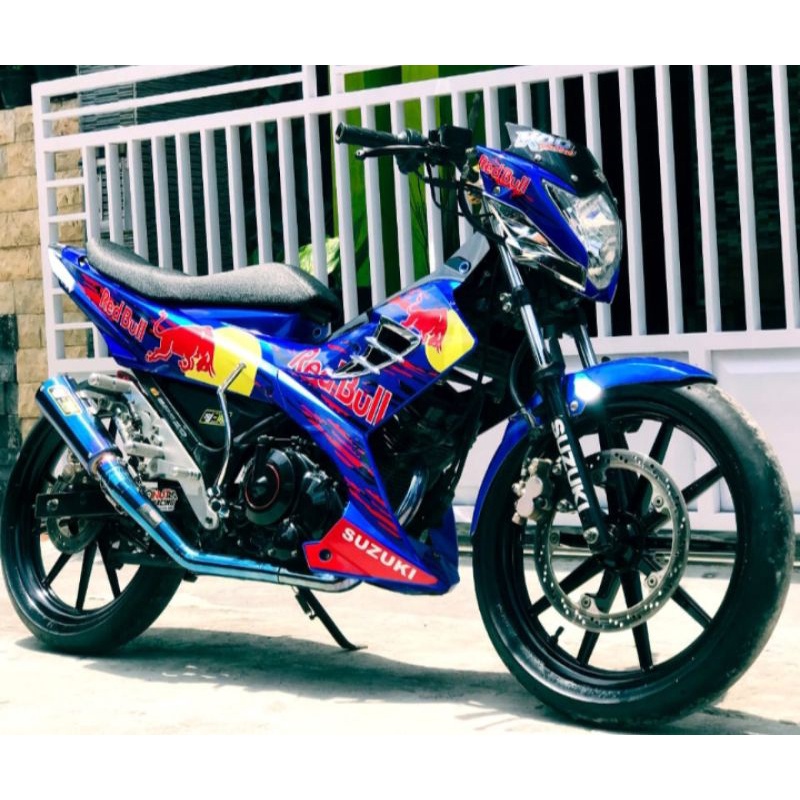 STRIPING SATRIA FU FL REDBULL