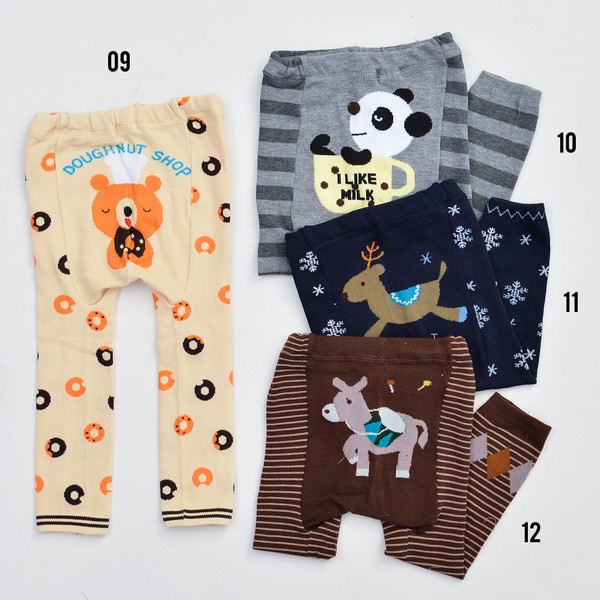 Legging Bayi Rajut Legging Busa Full Motif C1036