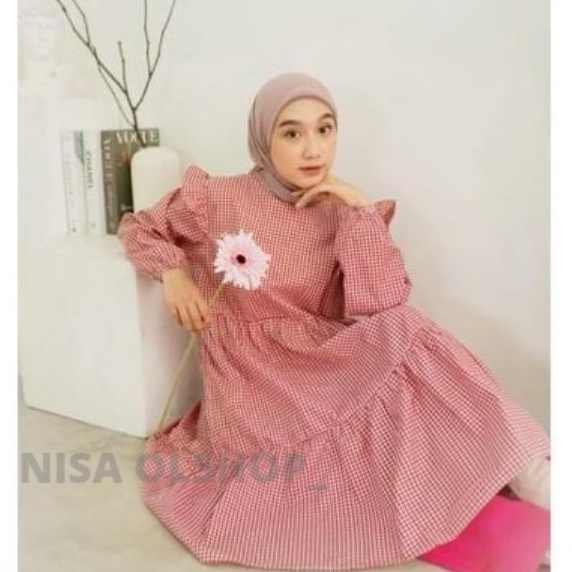 alula tunik - blouse wanita - atasan wanita kekinian - baju wanita - tunik kotak - bisa cod