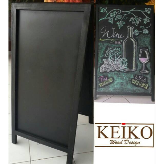 

Papan tulis hitam KEIKO WOOD DESIGN