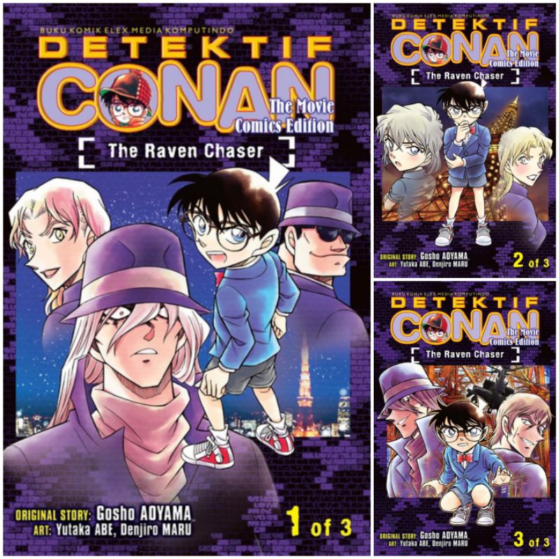 Komik Detektif Conan The Movie : The Raven Chaser 1 2 3 Gosho Aoyama