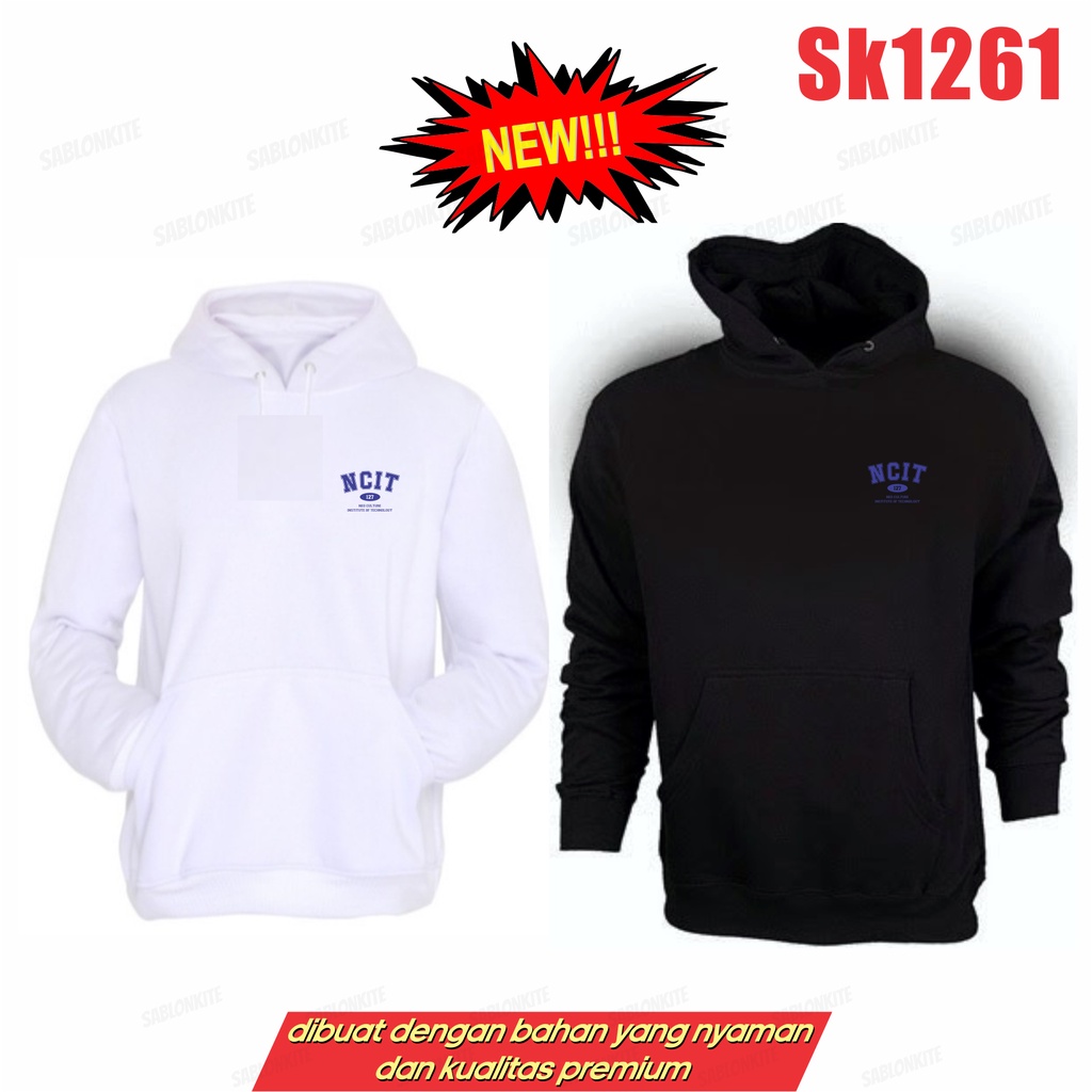 MURAH!!! SWEATER HOODIE NCT NCIT LOGO KECIL SK1261 UNISEX