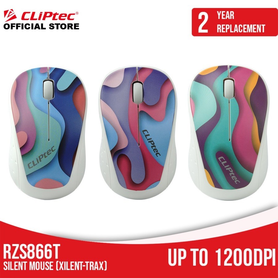 Cliptech Mouse Wireless RZS866T Xilent Trax 1200 Dpi