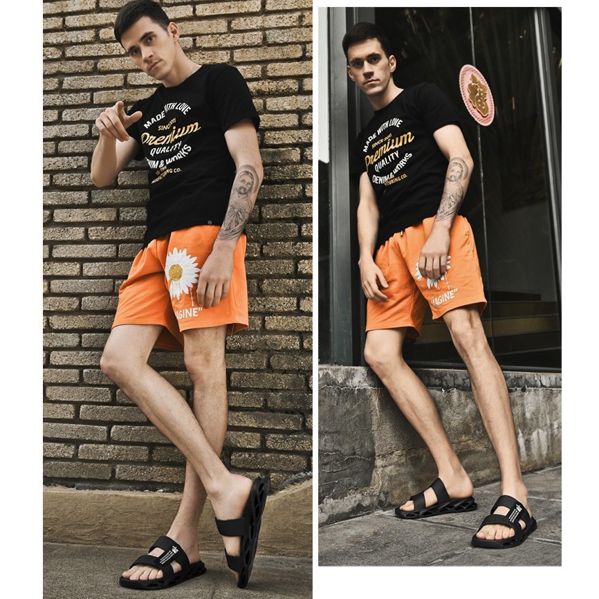 Slippers Sandal Pria Sandal Slide pria Sepatu Pantai Sendal Pria sandal slop  ORIGINAL Fashion Pria Import