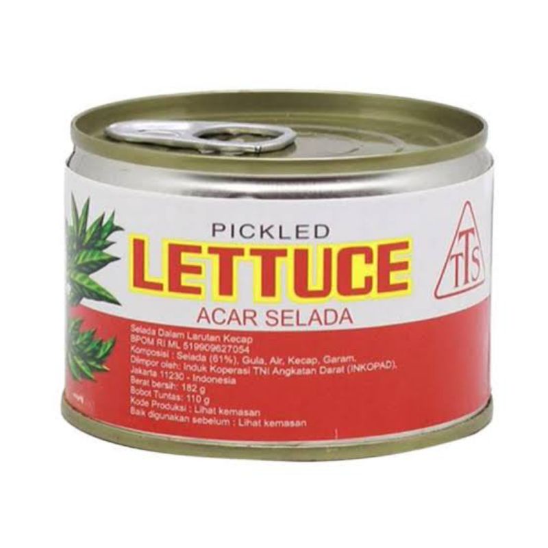 

LETTUCE ACAR SELADA 182GR - CAISIN TTS KALENG