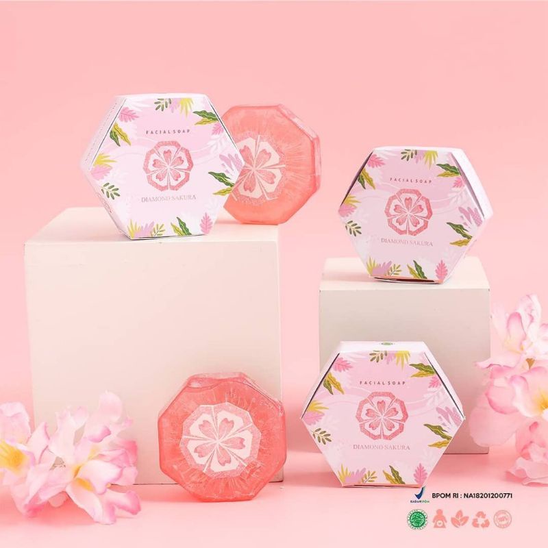 Diamond Sakura Soap (BPOM)