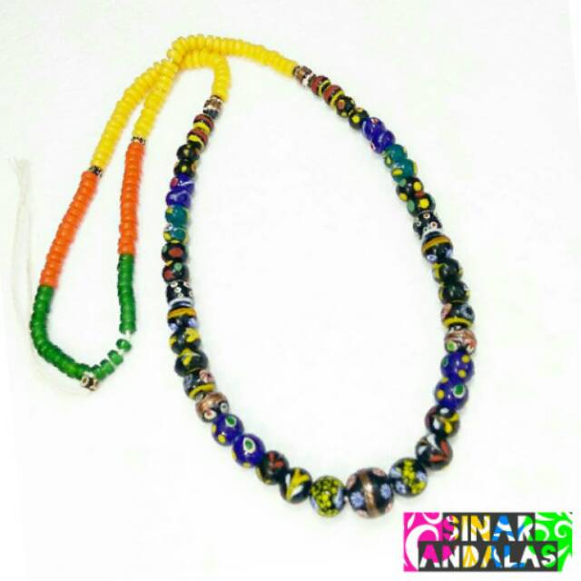 Kalung Labang batu antik dayak pasir mas kalimantan