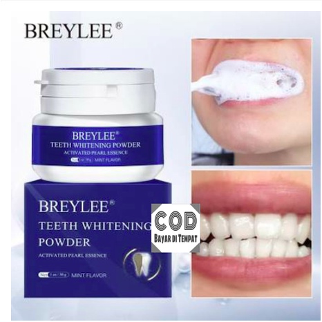 TERMURAH BREYLEE Teeth Whitening Powder odol Pemutih Gigi Dan Karang Gigi Pen Pembersih Karang Gigi Memutihkan Gigi Perawatan