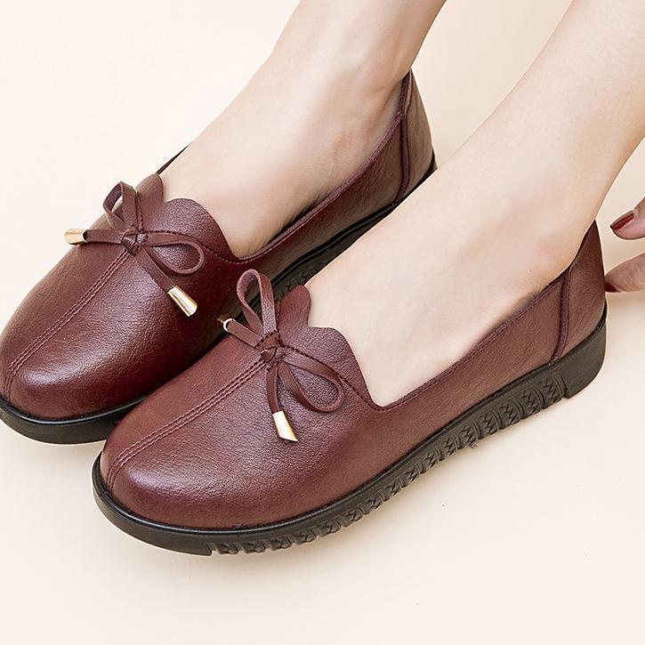 Terlaris.. 5001 Sepatu flat wanita, sepatu formal, penting untuk pekerja kantoran, sepatu ibu