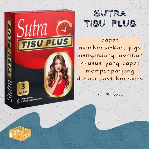 Sutra Tisu Plus Tissue Magic Man Power Tissu Antiseptic - 3 Pcs