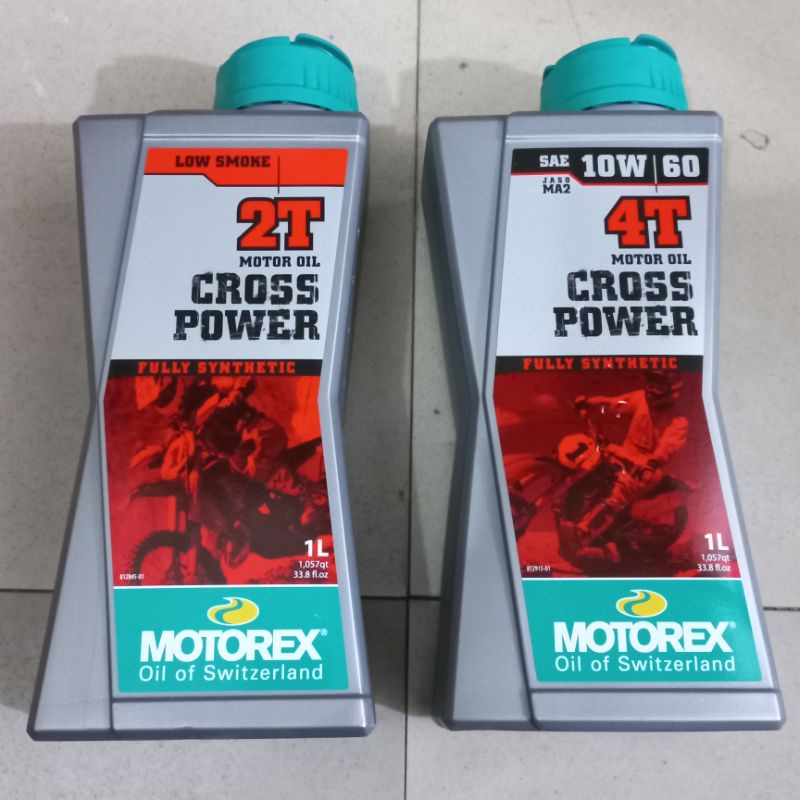 Oli Motorex Cross Power 4T 10W60 - Motorex Cross Power 2T Low Smoke