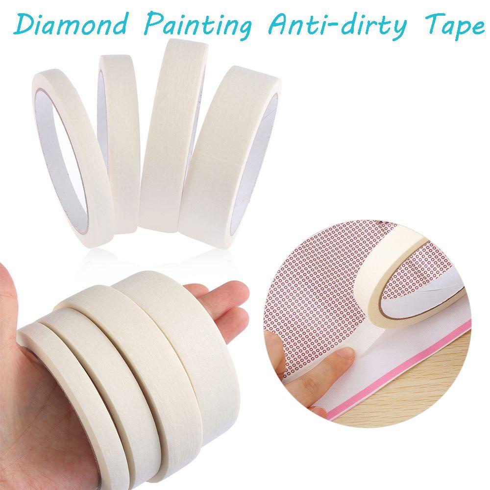 Nanas 20m Anti Kotor tape Putih Stiker Cross Stitch DIY Masking tape