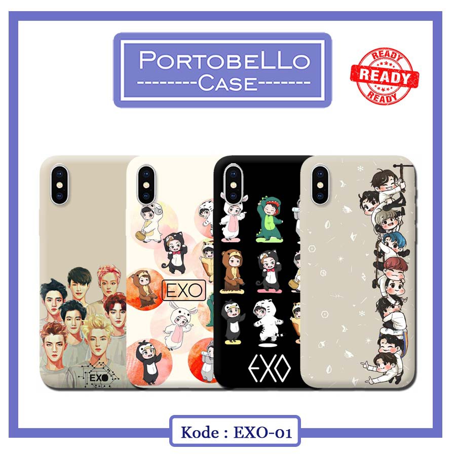 [SILIKON]Exo Korea Cute Serries Case OPPO VIVO XIAOMI