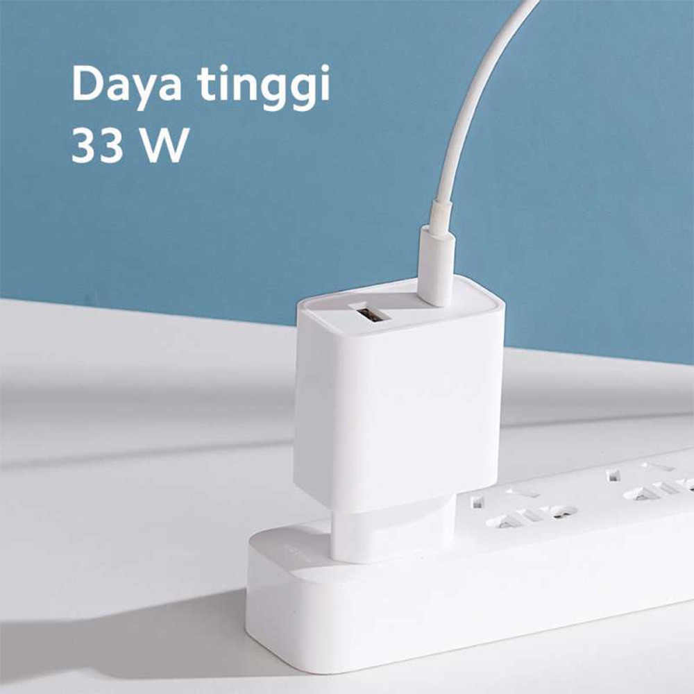 XIAOMI MI 33W WALL CHARGER 33 WATT (TYPE A + TYPE C) ORIGINAL GARANSI RESMI / XIAOMI MI 33 W WALL CHARGE