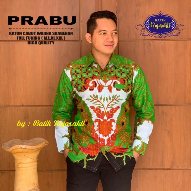 Batik PRABU FULL FURING Katun Halus Sragenan Lembut Adem