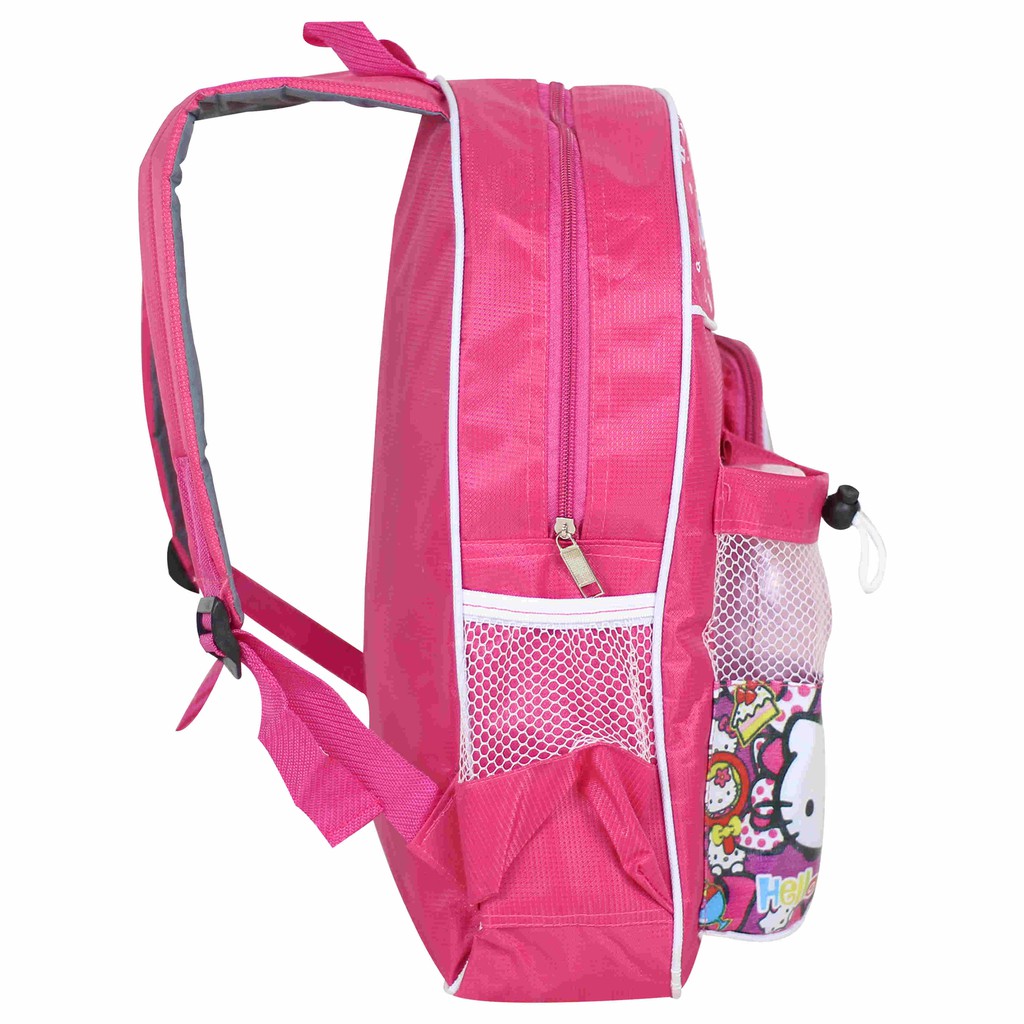Tas Ransel Anak Botol Hello Kitty Pink Cantik Imut Backpack Sekolah Les Piknik Bagus Free Botol