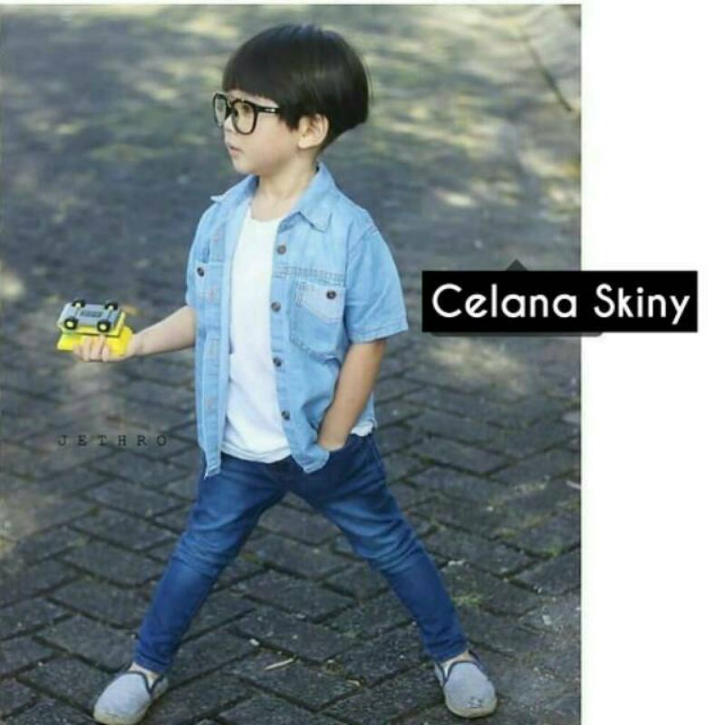 CELANA JEANS ANAK SKINNY 1-6 TAHUN