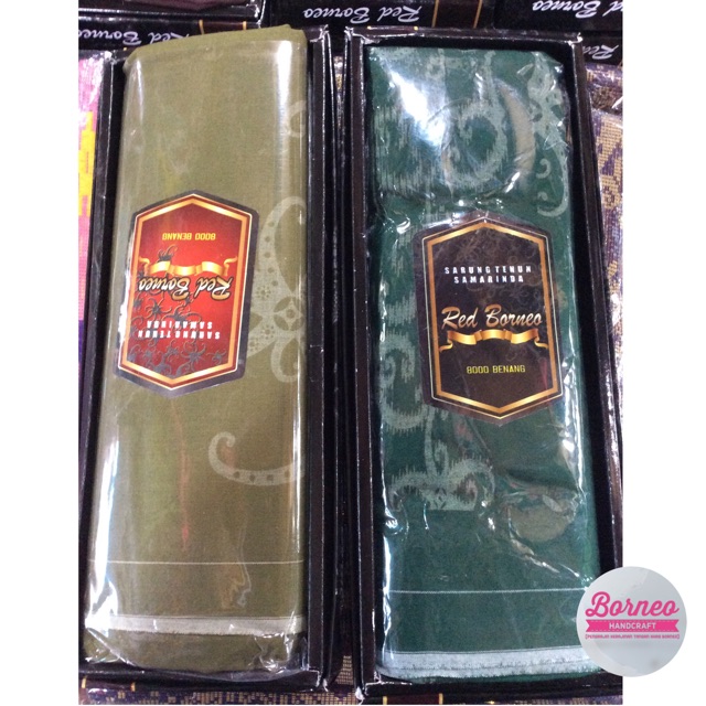 Sarung Tenun Samarinda 8000 benang red borneo | Sarung songket | Sarung tenun motif songket | sarung