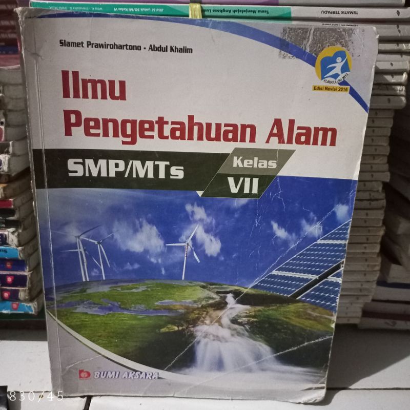 BUKU BEKAS IPA SMP KELAS 1 BUMI AKSARA